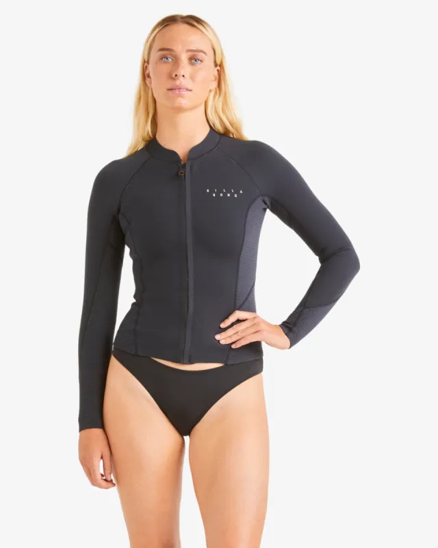 1mm Peeky Wetsuit Jacket - Black sold by Billabong