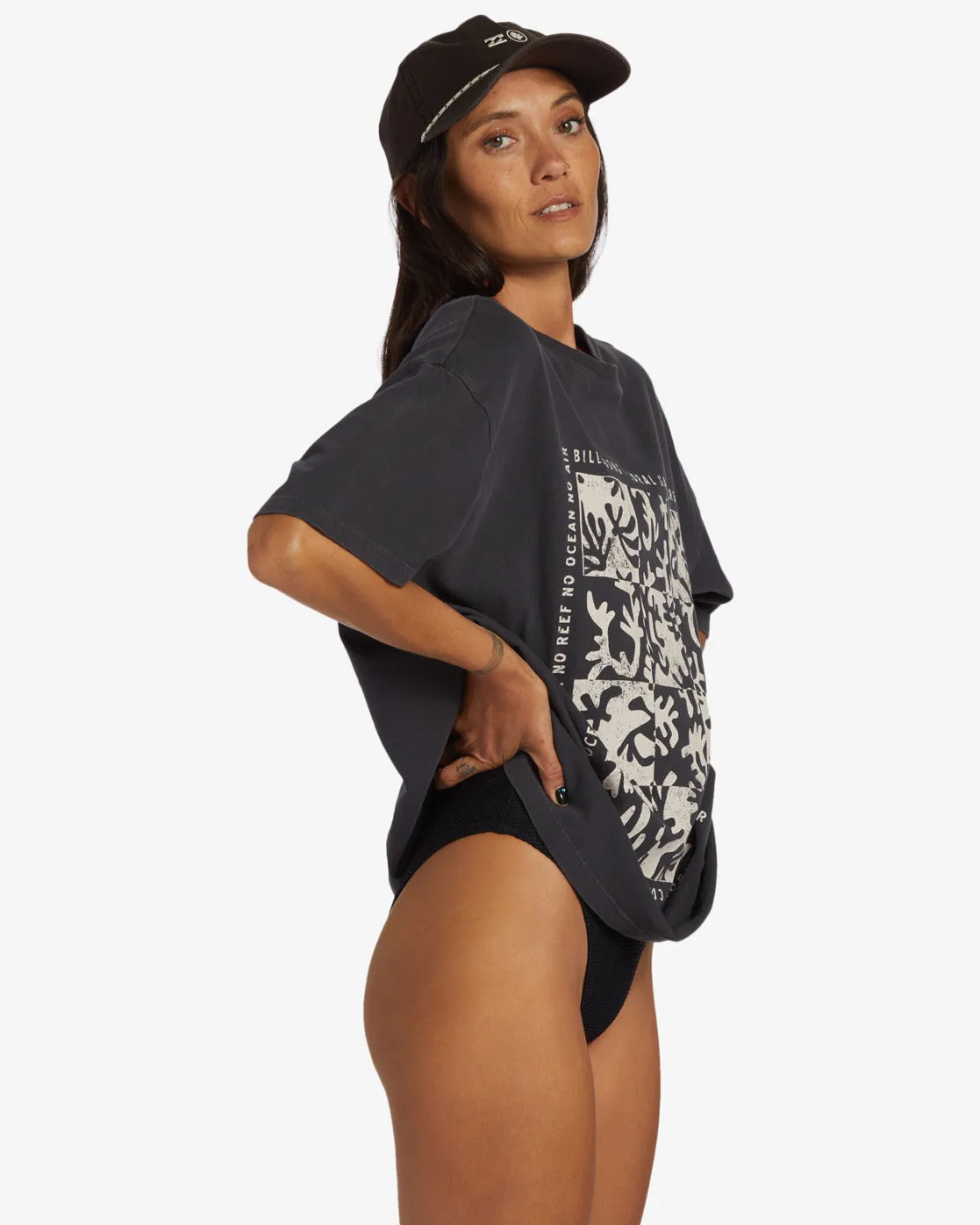 True Coral Gardener Top - Black Sands sold by Billabong product image thumbnail 2