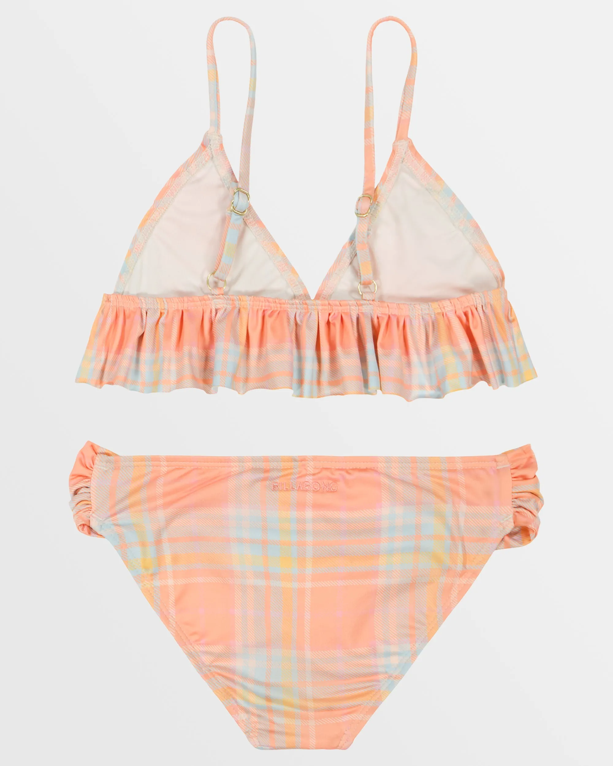 Girls Ur A Peach Ruffle Triangle Bikini Set - Peach Paradise sold by Billabong product image thumbnail 2