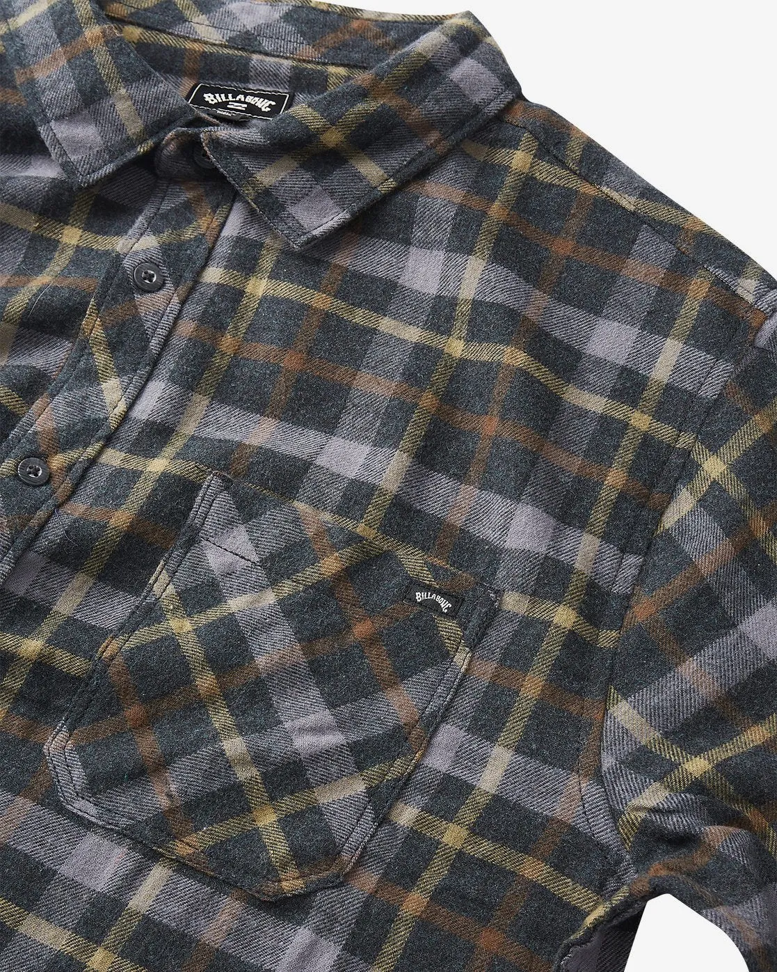 Classic Flannel Long Sleeve Shirt - Black sold by Billabong product image thumbnail 3