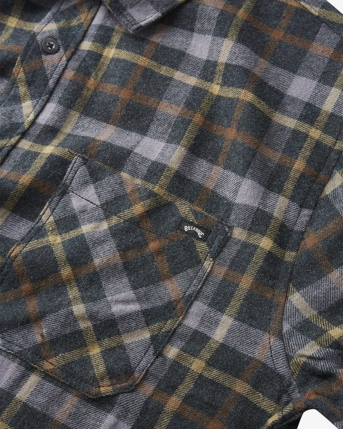 Classic Flannel Long Sleeve Shirt - Black sold by Billabong product image thumbnail 4