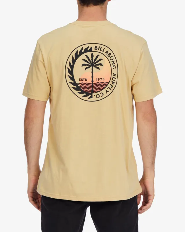 Transport Short Sleeve T-Shirt - Straw sold by Billabong