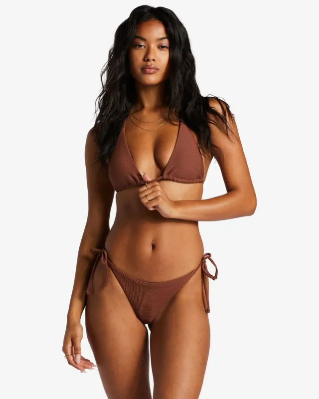 Tanlines Multi Triangle Bikini Top - Mocha sold by Billabong
