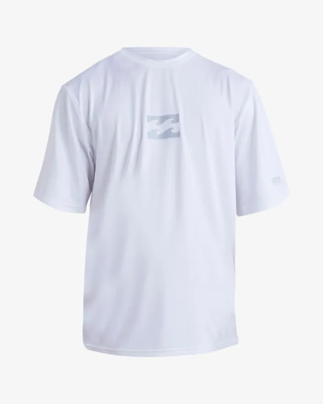 Boys 2-7 All Day Wave Kids Loose Fit Short Sleeve Surf Tee - White sold by Billabong