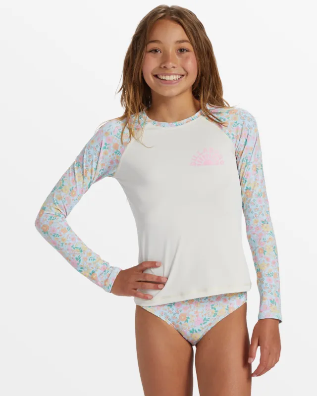 Girl's In My Dreams Long Sleeve Rashguard Set - Multi sold by Billabong