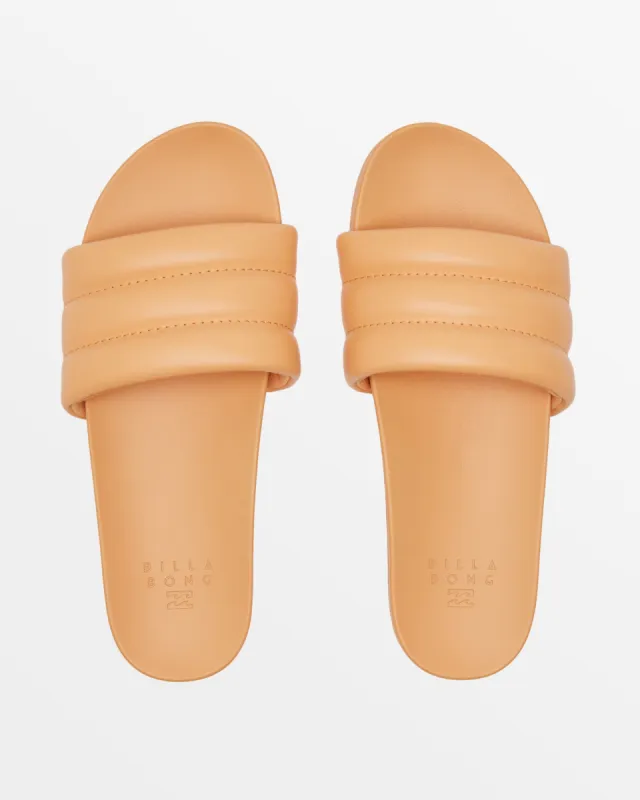 Playa Vista Slide Sandals - Tangy Peach sold by Billabong