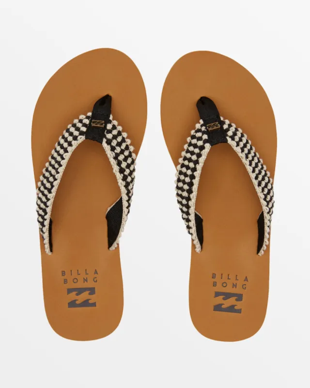 Baja Sandals - Black Pebble sold by Billabong