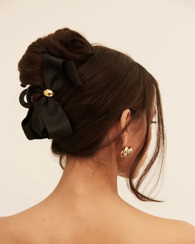 LEIA BOW CLIP - BLACK sold by Billini