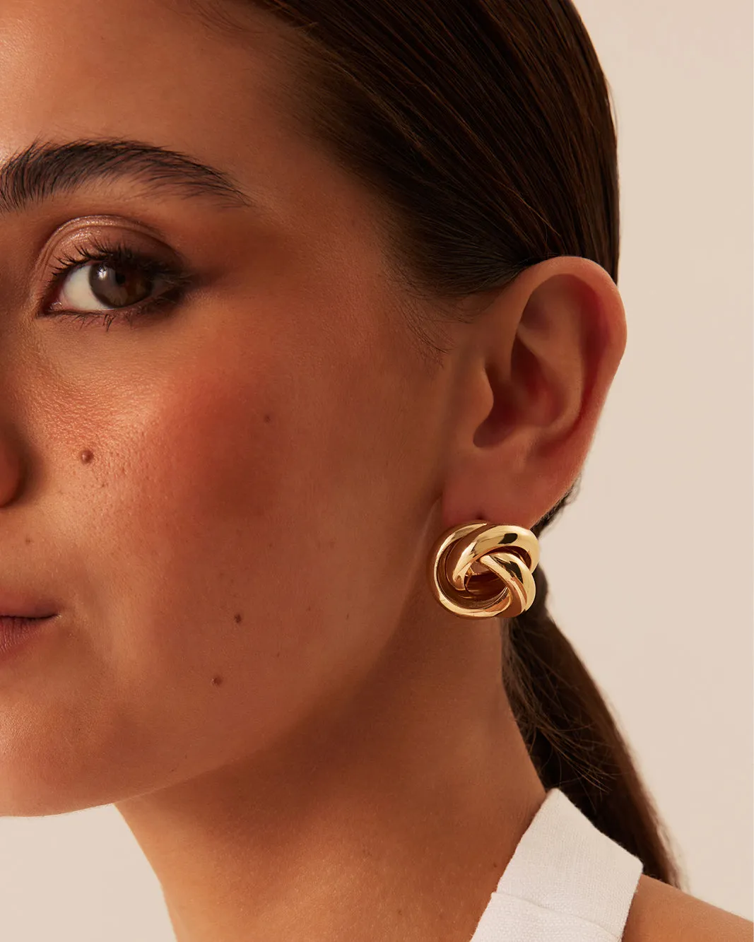 ROSALINE EARRINGS - GOLD sold by Billini product image thumbnail 2