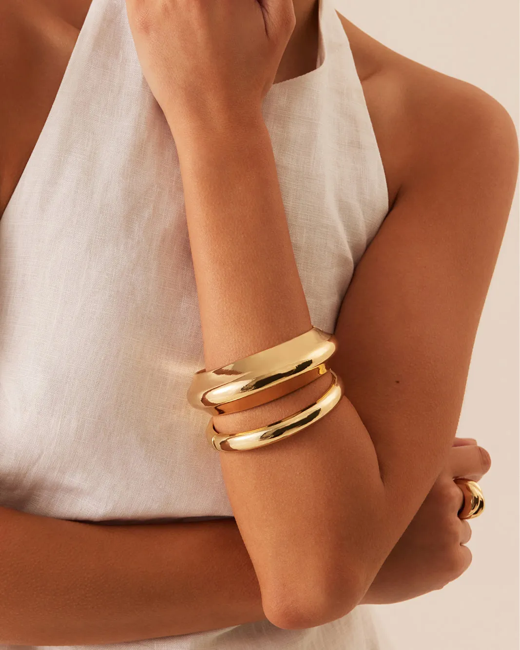 RAELLE BANGLE PACK - GOLD sold by Billini