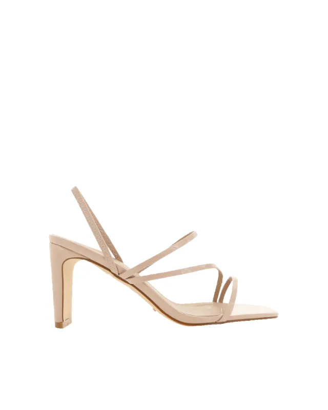 SAMMI WIDE FIT - NUDE PATENT sold by Billini