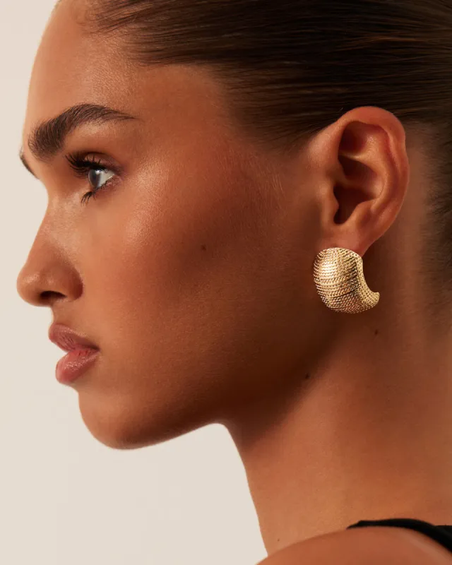 LYDIA EARRING - GOLD sold by Billini