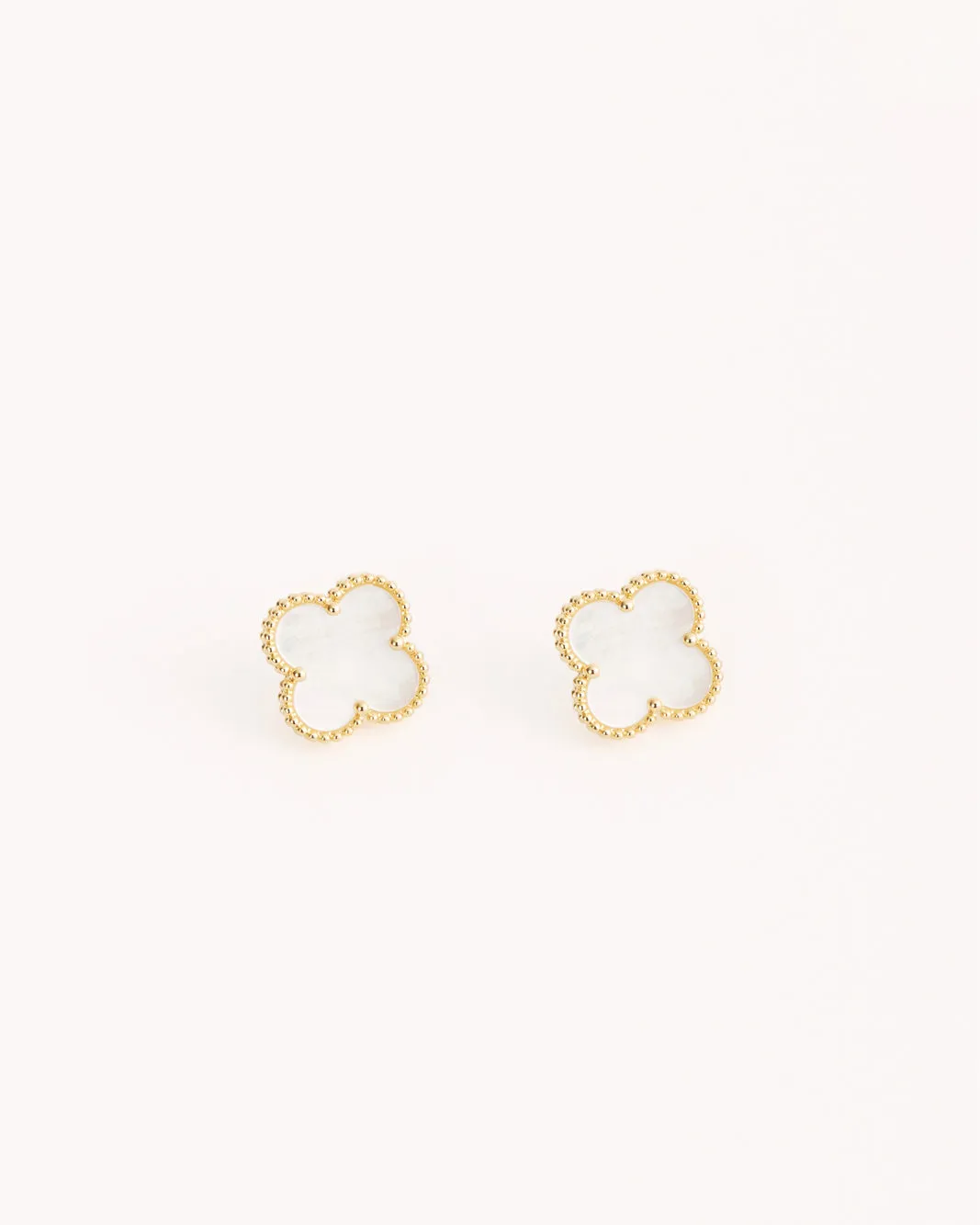 VANESSA EARRINGS - PEARL-GOLD sold by Billini
