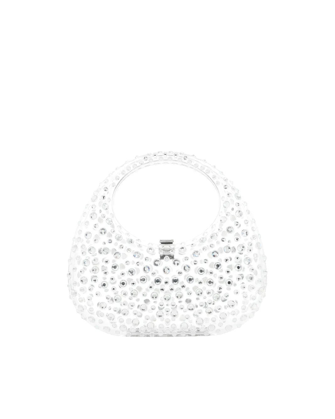 BIJOU HANDLE BAG - CLEAR-SILVER DIAMANTE sold by Billini product image thumbnail 3