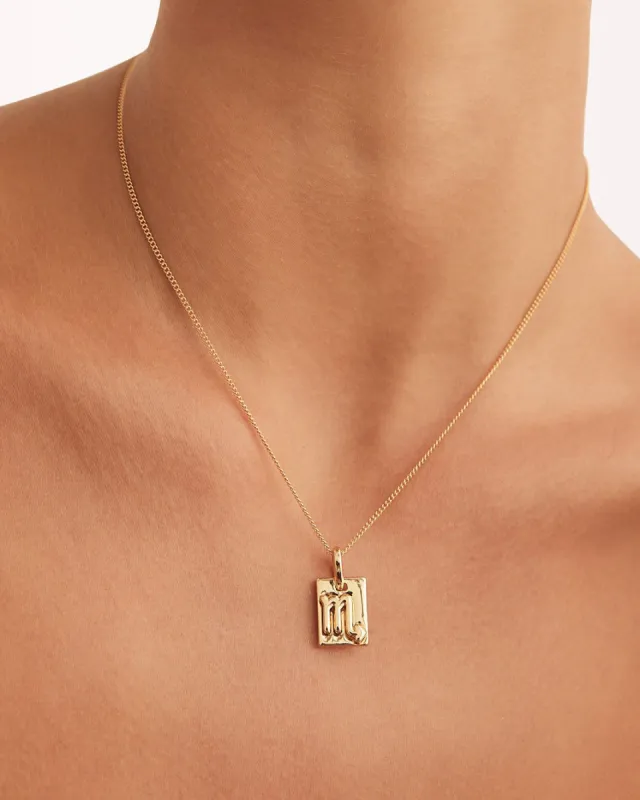 ZODIAC NECKLACE - GOLD PLATED 18K sold by Billini