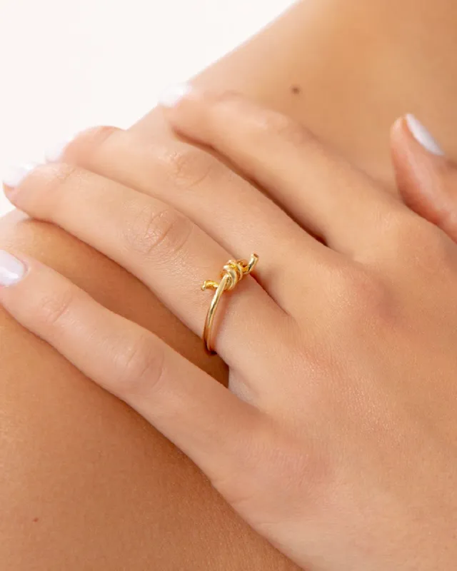 GIA RING - GOLD PLATED 18K sold by Billini