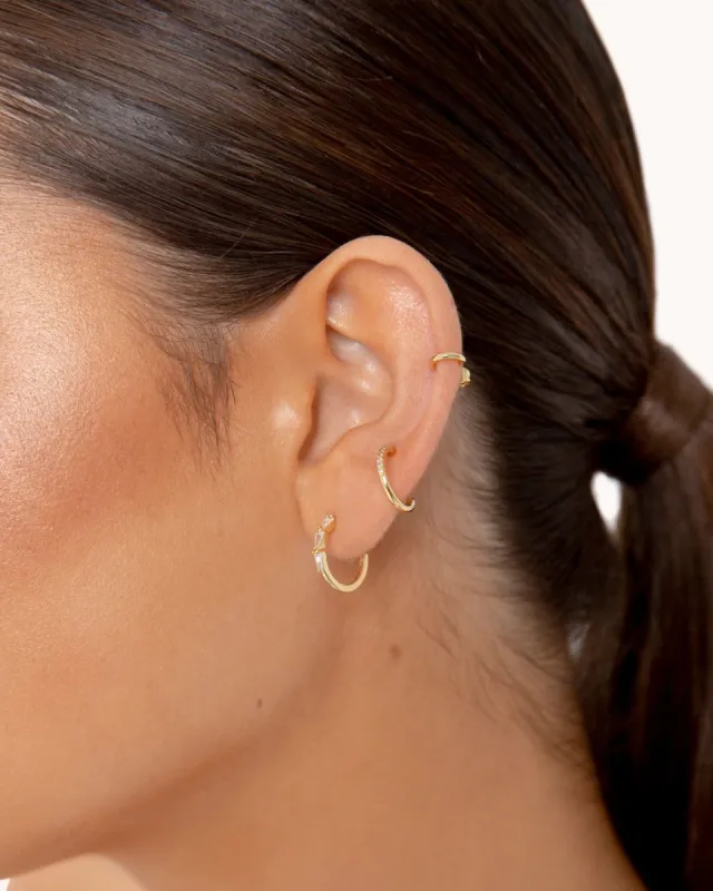 KELSY GOLD PLATED EARRING PACK - GOLD sold by Billini