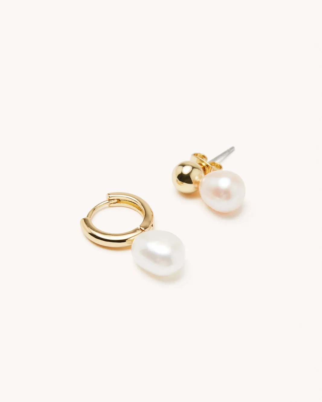 IVY EARRING 2 PACK - GOLD-PEARL sold by Billini product image thumbnail 5