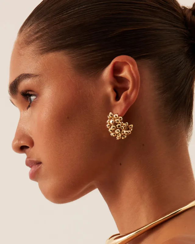 MAGDA EARRING - GOLD sold by Billini