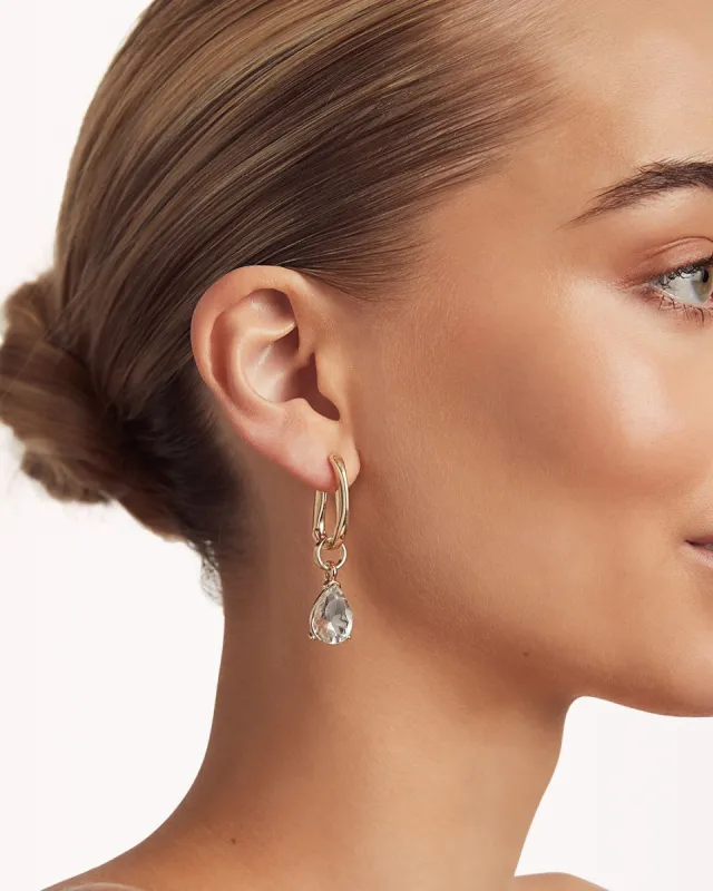 DARLTON EARRING - GOLD-DIAMANTE sold by Billini