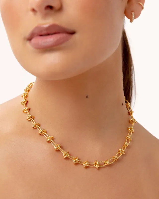 GIONNA NECKLACE - GOLD PLATED 18K sold by Billini