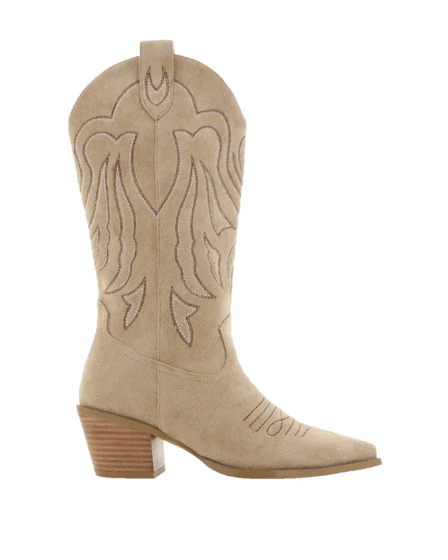 DELAINE - TAUPE SUEDE sold by Billini