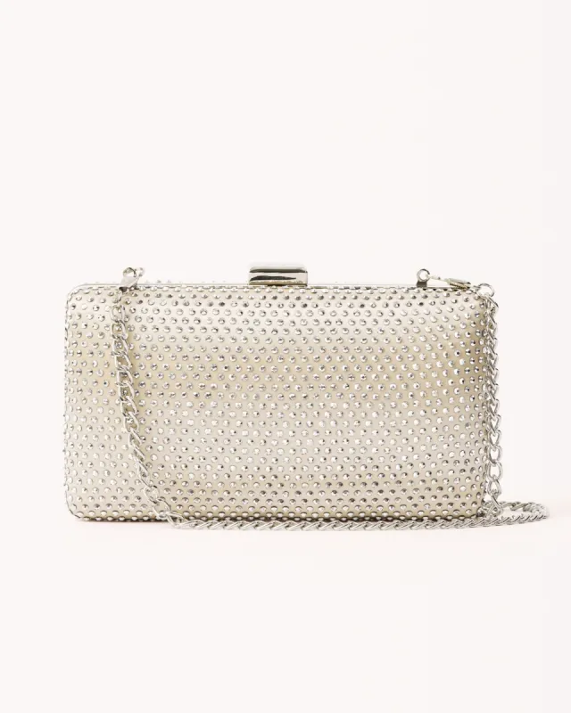SCOTTIE CLUTCH BAG - CHAMPAGNE sold by Billini