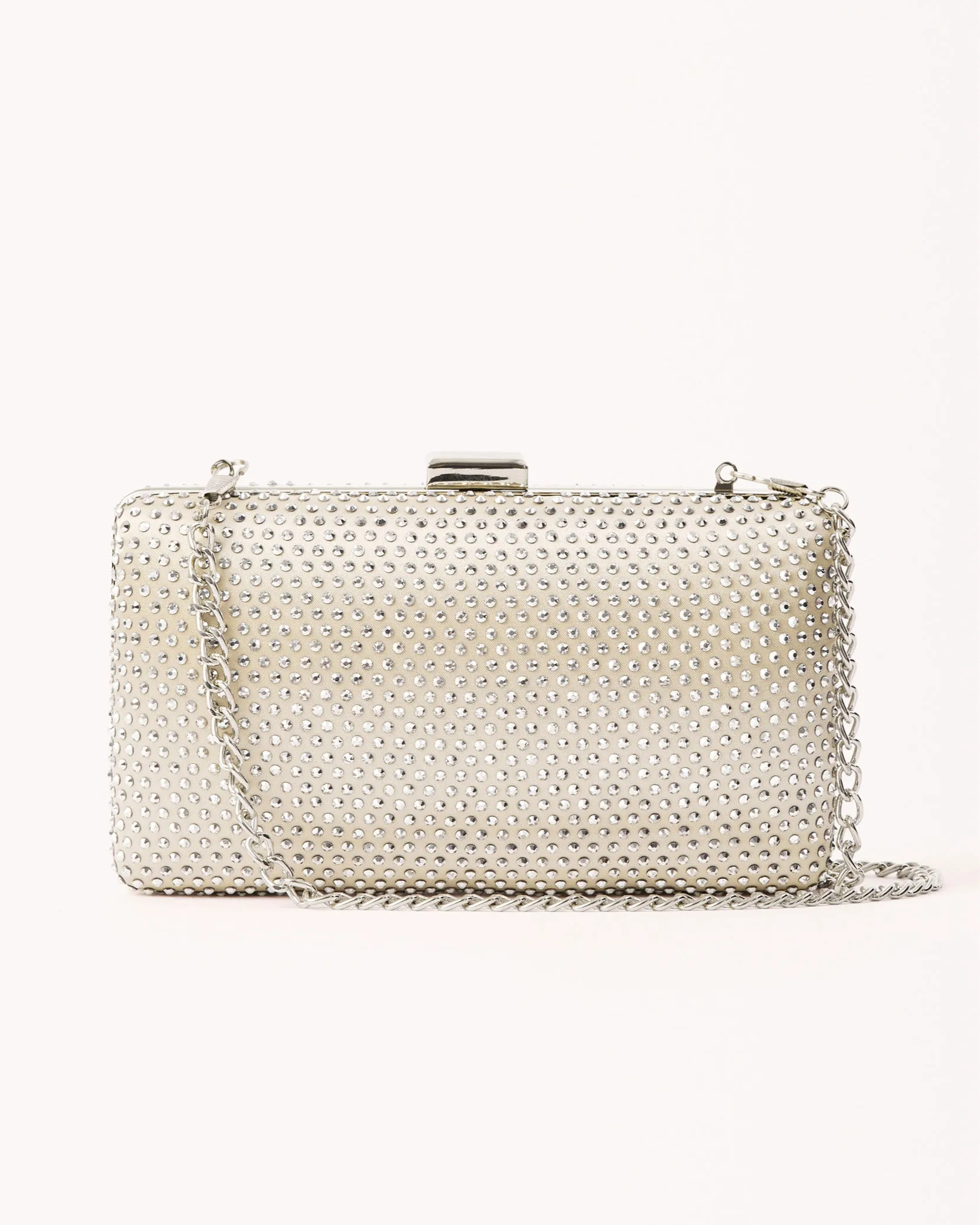 SCOTTIE CLUTCH BAG - CHAMPAGNE sold by Billini