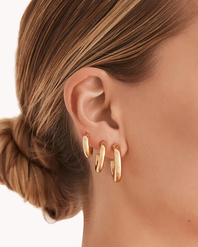 GARDA EARRING 3 PACK - GOLD PLATED 18K sold by Billini