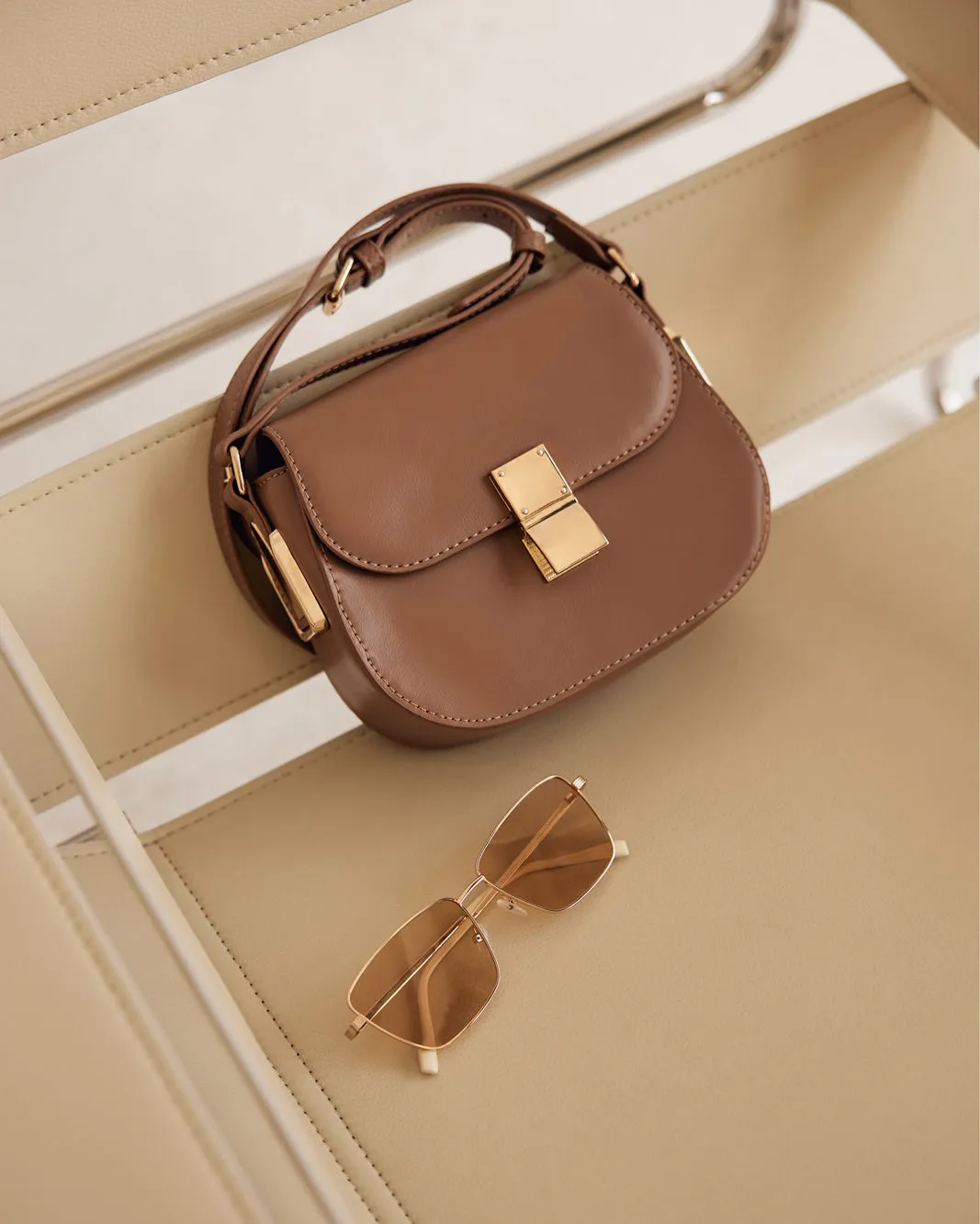 CALIDA CROSS BODY BAG - TAN sold by Billini product image thumbnail 2