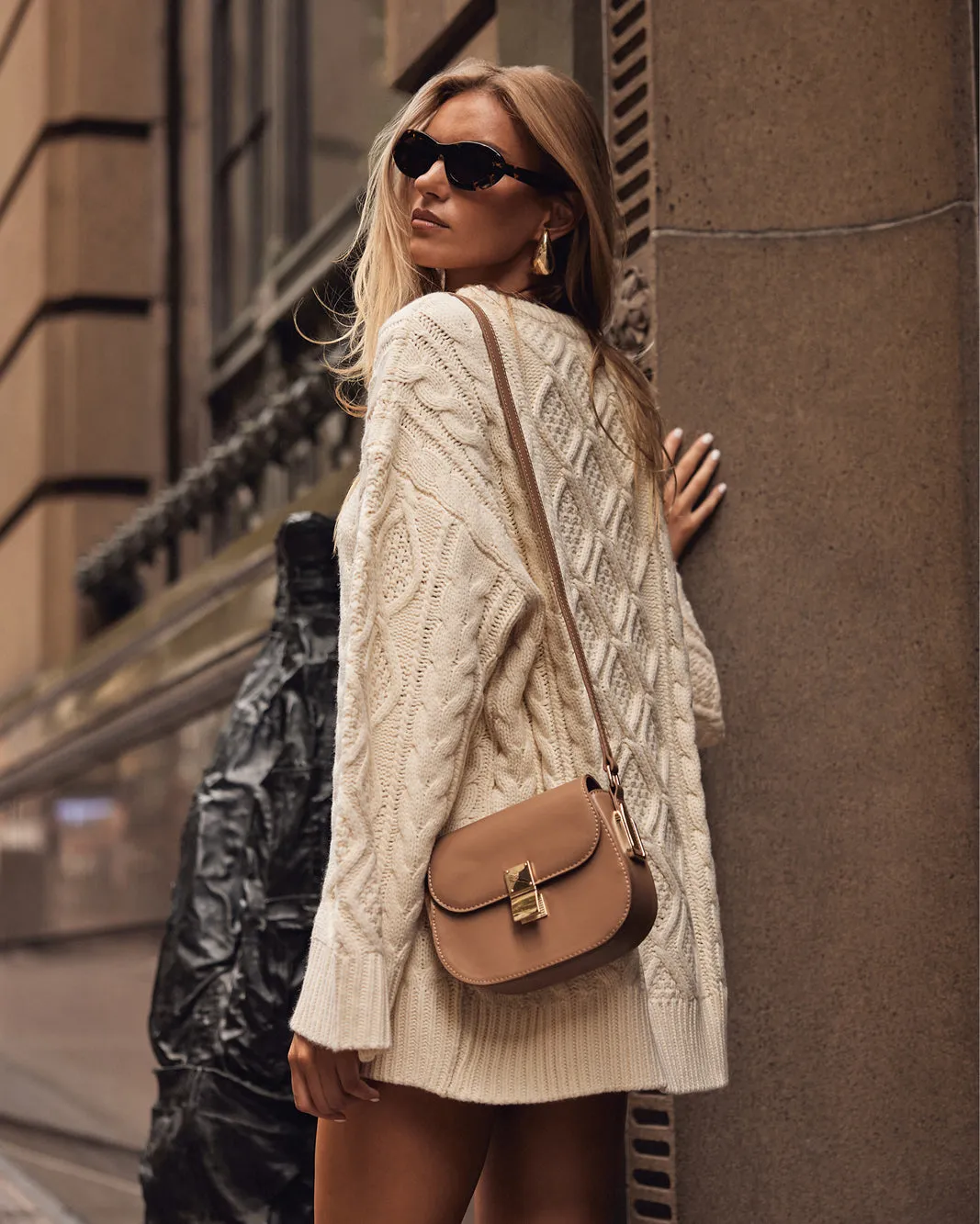 CALIDA CROSS BODY BAG - TAN sold by Billini