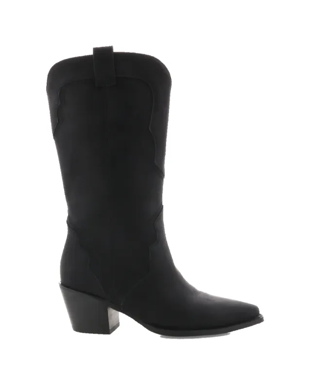DARIEL - BLACK NUBUCK-BLACK sold by Billini