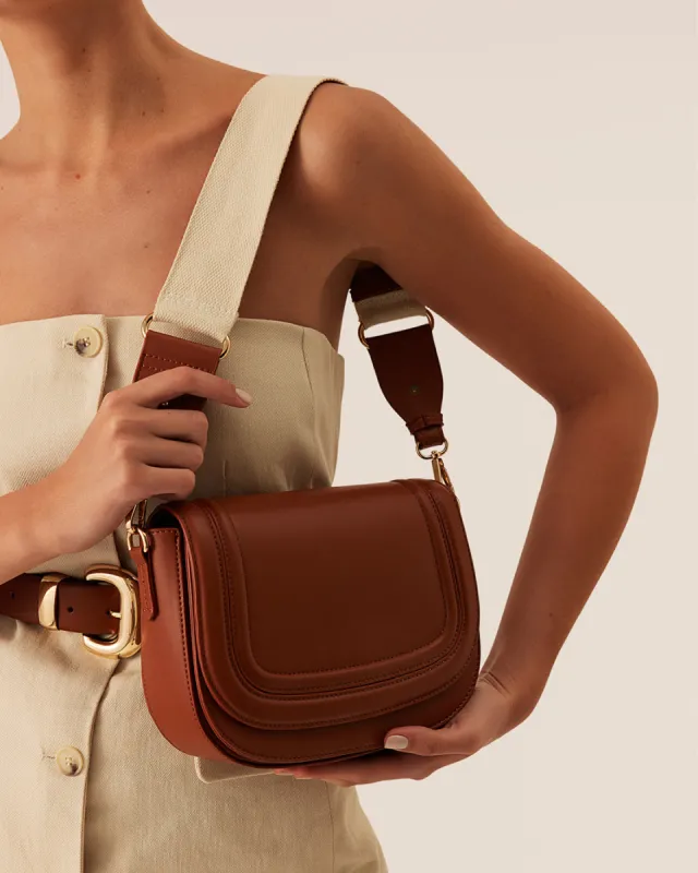 DANIELLA SHOULDER BAG - TAN sold by Billini
