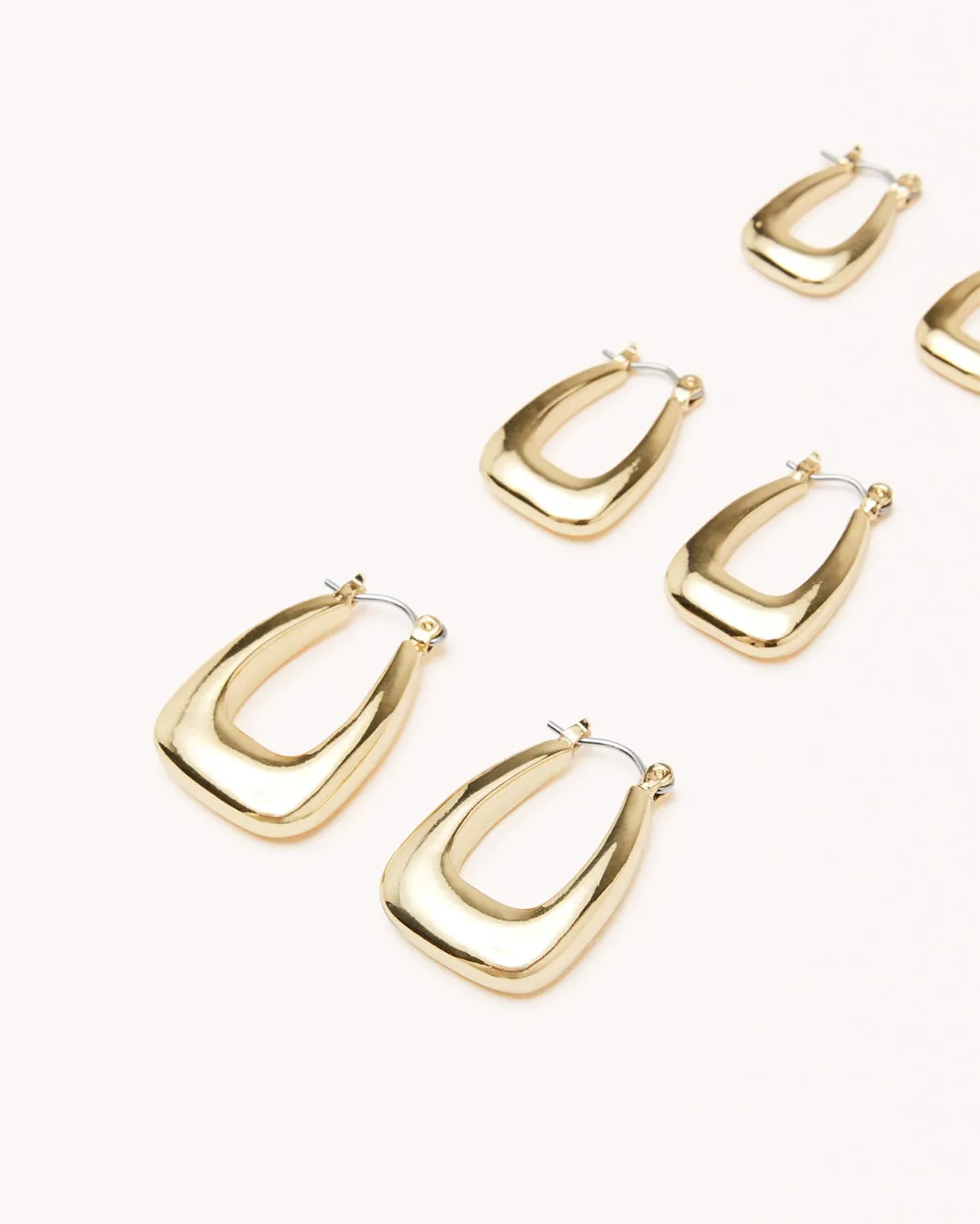 JASMINE EARRING 3 PACK - GOLD PLATED 18K sold by Billini product image thumbnail 4