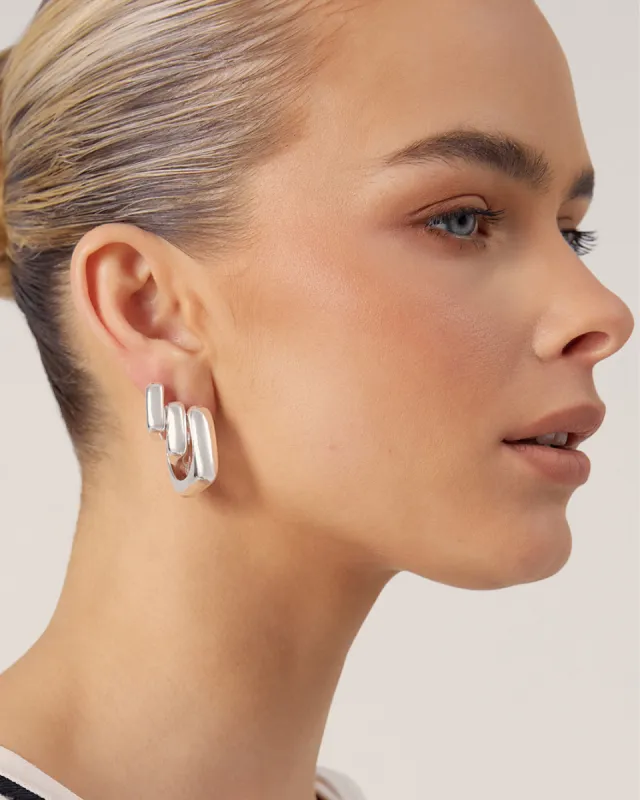 GRACINA EARRING 3 PACK - STERLING SILVER made by Billini