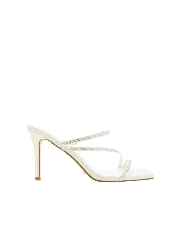 URIAH - WHITE SATIN sold by Billini