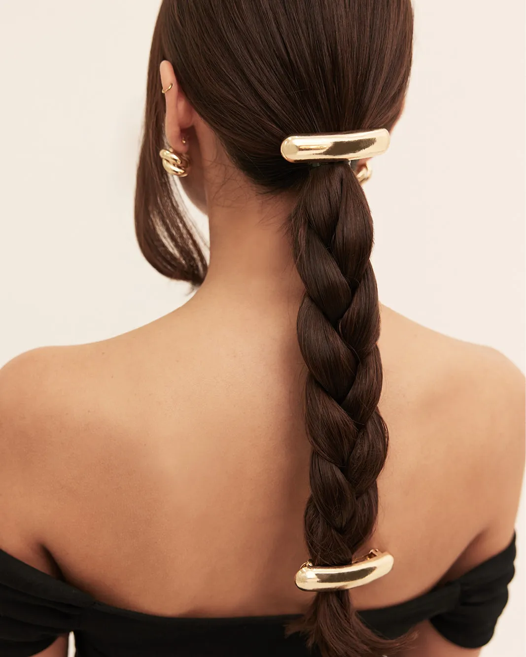 SAFIA HAIR CLIP - GOLD sold by Billini product image thumbnail 2
