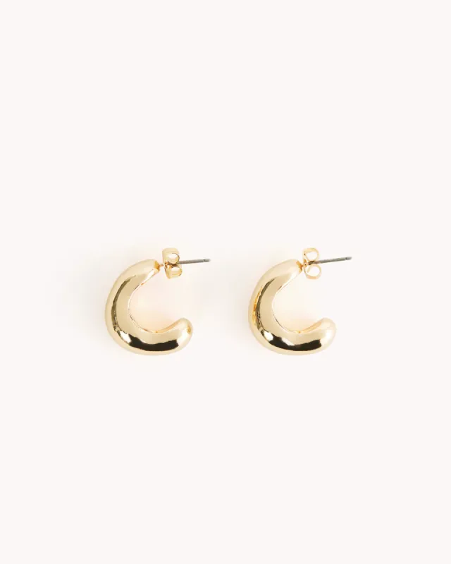 KENSI EARRINGS - GOLD sold by Billini