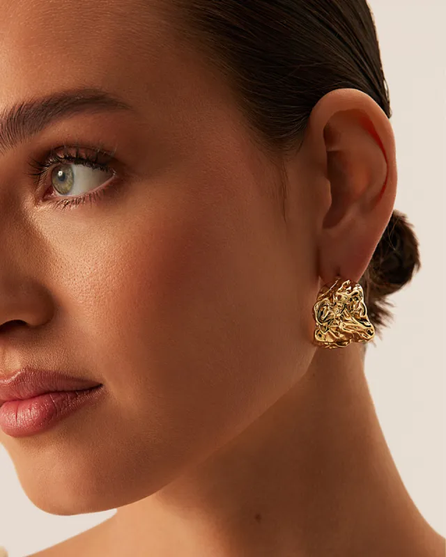 ZANIYAH EARRING - GOLD sold by Billini