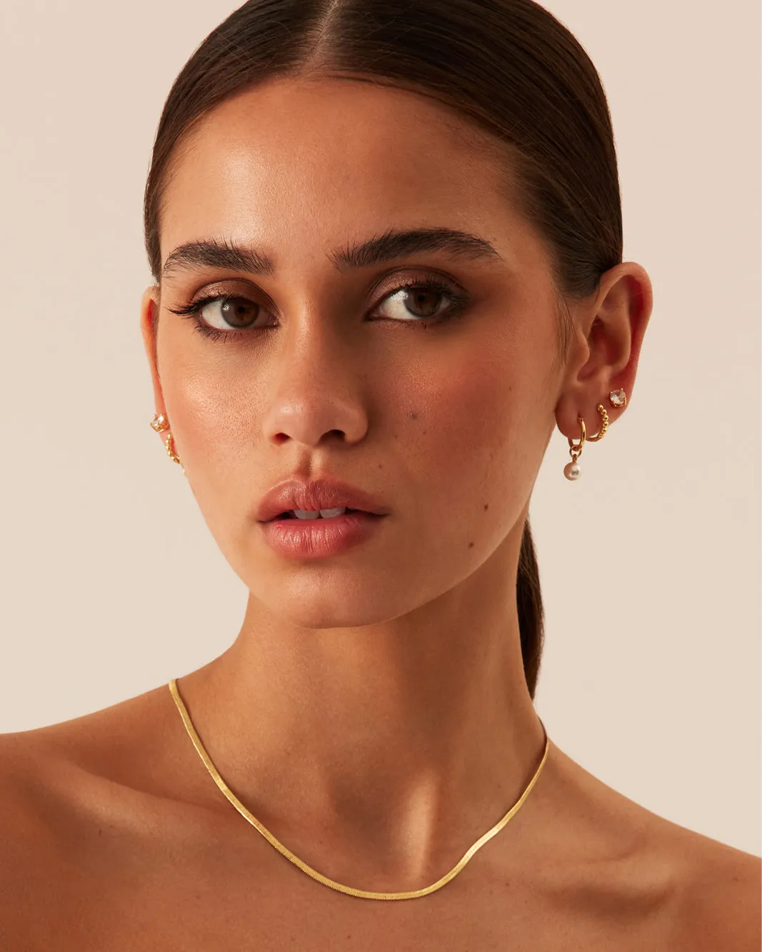 ALLIRA 3 PACK EARRINGS - GOLD PLATED 18K sold by Billini product image thumbnail 4