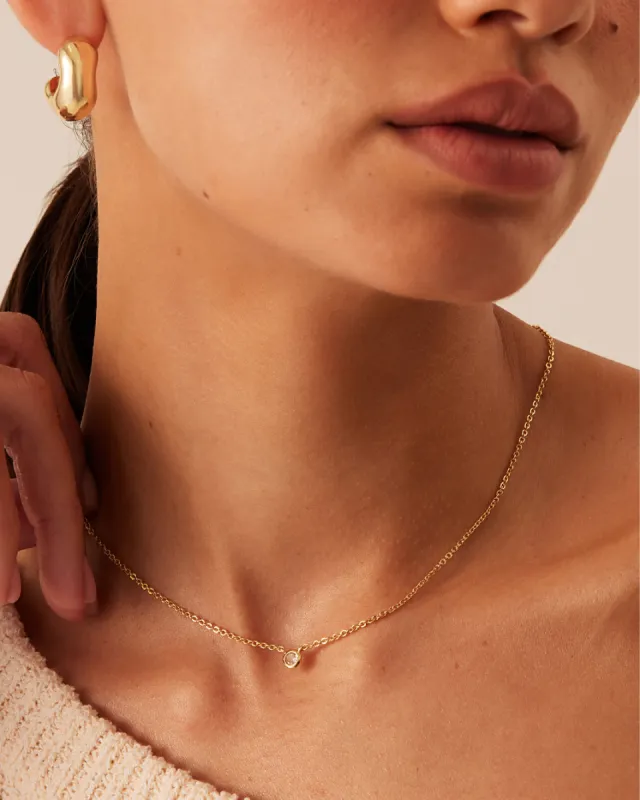 LUCIE NECKLACE - GOLD PLATED 18K sold by Billini