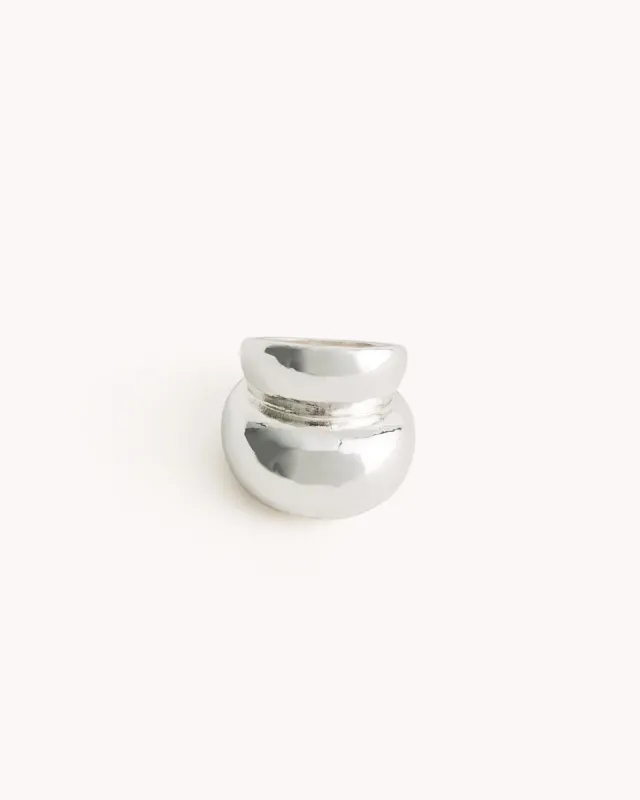 BRIGITTA RING - DARK SILVER sold by Billini