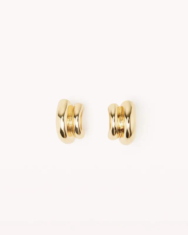 BAILEY EARRING - GOLD PLATED 18K sold by Billini