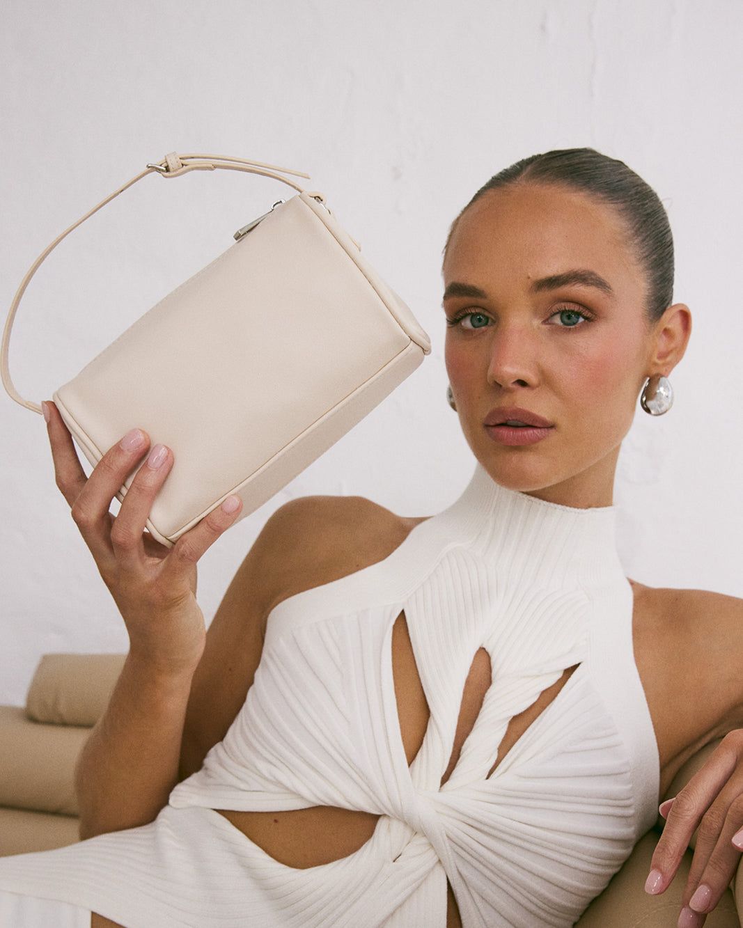 DONNA HANDLE BAG - BONE sold by Billini product image thumbnail 3