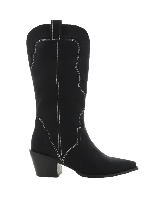 DARIEL - BLACK NUBUCK sold by Billini