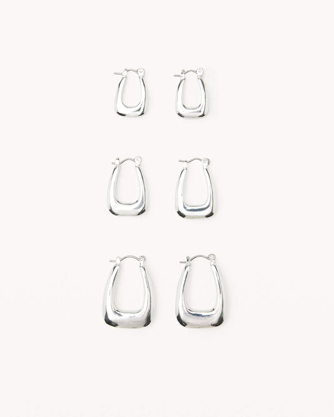 JASMINE EARRING 3 PACK - STERLING SILVER sold by Billini product image thumbnail 2
