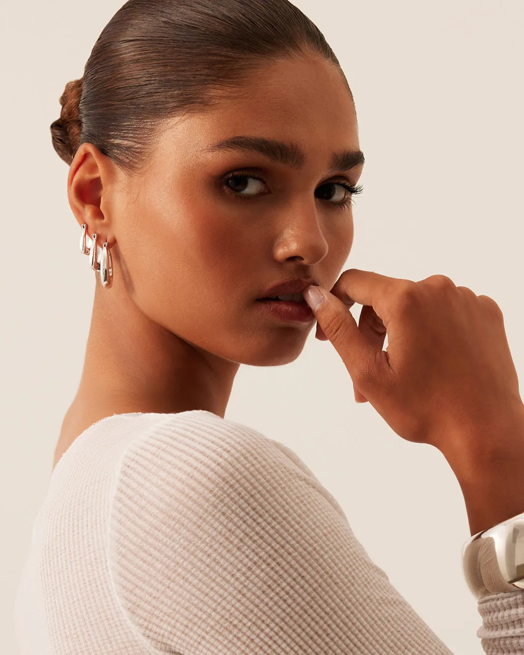 JASMINE EARRING 3 PACK - STERLING SILVER sold by Billini product image thumbnail 4