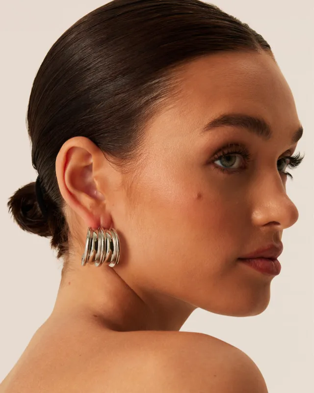 MILENA EARRING - SILVER sold by Billini