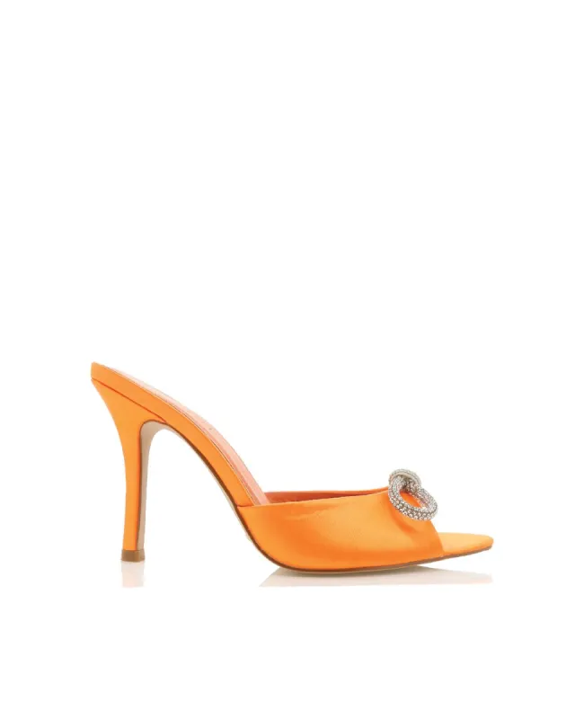 LEILAH - TANGERINE SATIN sold by Billini