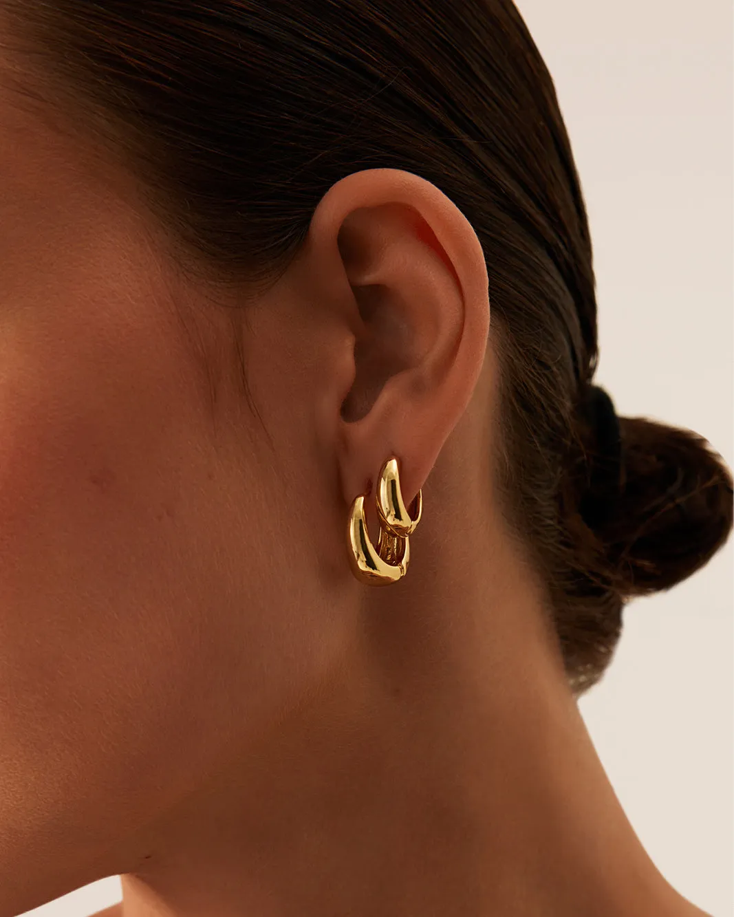 DIANCA 3 PACK EARRINGS - GOLD PLATED 18K sold by Billini product image thumbnail 2